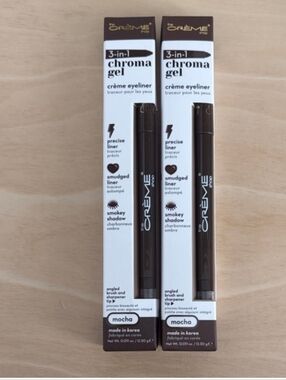 Set Of 2- The Crème Shop Precise & Smudged Eyeliner - Black